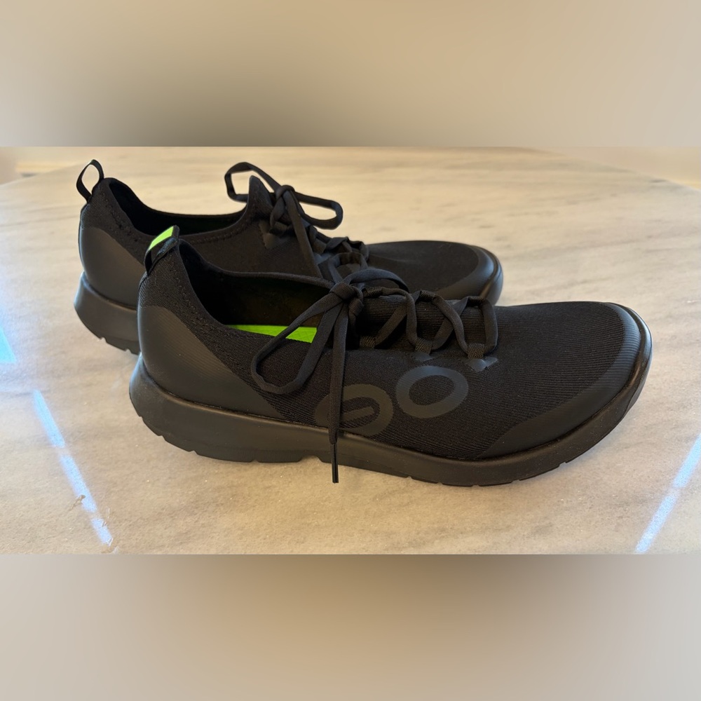 OOFOS Oomg men’s Recovery sneakers in black size 11 - Picture 5 of 11